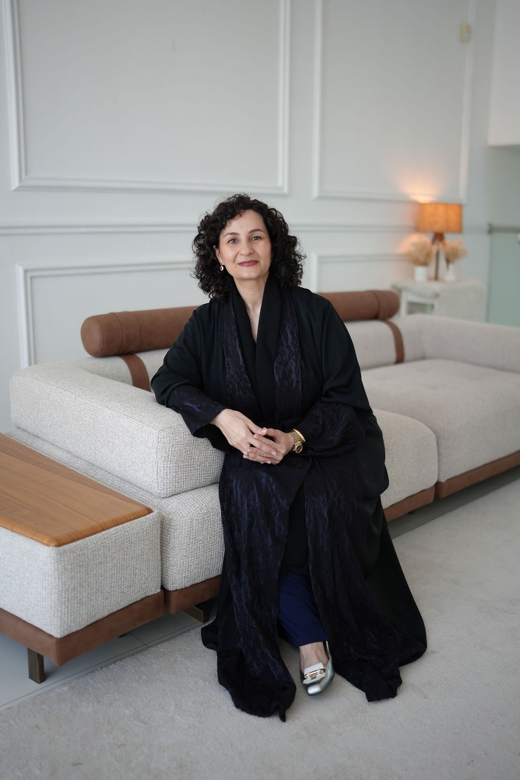Ayesha Sultan at a board meeting